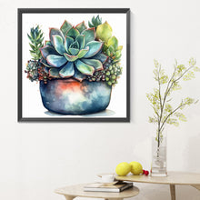 Load image into Gallery viewer, Succulents 30*30CM(Canvas) Full Round Drill Diamond Painting
