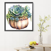 Load image into Gallery viewer, Succulents 30*30CM(Canvas) Full Round Drill Diamond Painting
