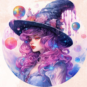 Witch 40*40CM(Canvas) Full Round Drill Diamond Painting