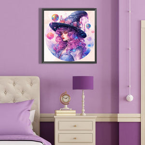 Witch 40*40CM(Canvas) Full Round Drill Diamond Painting