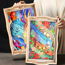 Load image into Gallery viewer, Diamond Painting Nesting Food Trays with Handle Coffee Table Tray (Parrot)
