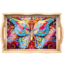 Load image into Gallery viewer, Diamond Painting Nesting Food Trays with Handle Coffee Table Tray (Butterfly)
