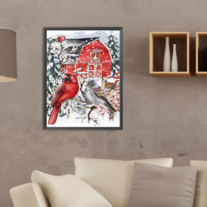 Wonderful Christmas 30*40CM(Canvas) Full Round Drill Diamond Painting