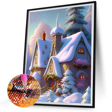 Load image into Gallery viewer, Snow Scene 30*40CM(Canvas) Full Round Drill Diamond Painting
