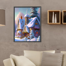 Load image into Gallery viewer, Snow Scene 30*40CM(Canvas) Full Round Drill Diamond Painting
