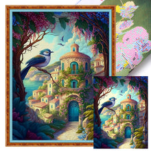 Load image into Gallery viewer, Yishu - Seaside Town - 50*65CM 11CT 3 Stamped Cross Stitch
