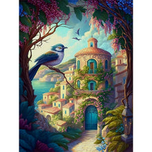 Load image into Gallery viewer, Yishu - Seaside Town - 50*65CM 11CT 3 Stamped Cross Stitch

