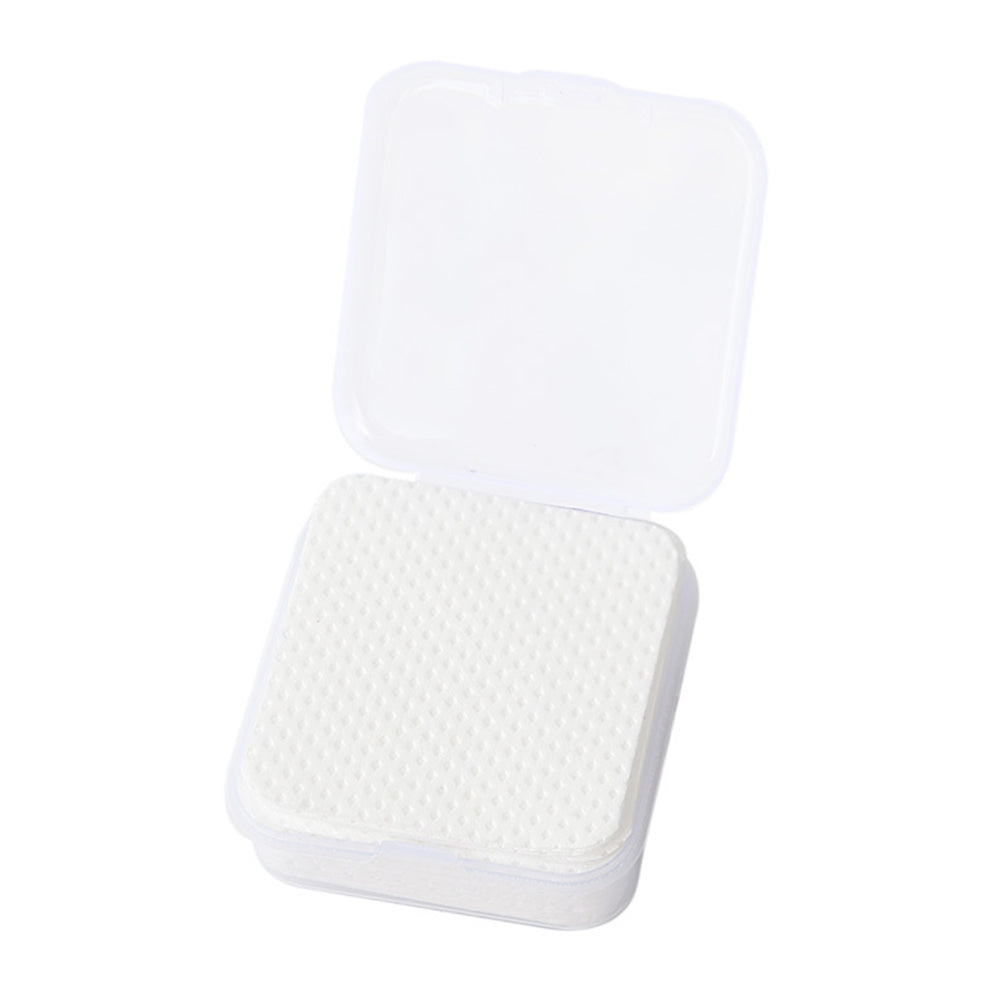 50 Pcs  Wiping Cloth Soft  Remover Pads for Cleaning  (White)