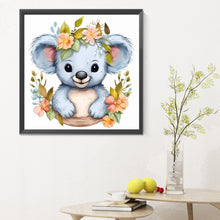 Load image into Gallery viewer, Cartoon Koala 30*30CM(Canvas) Full Round Drill Diamond Painting
