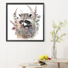 Load image into Gallery viewer, Cartoon Raccoon 30*30CM(Canvas) Full Round Drill Diamond Painting
