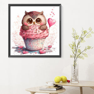 Cartoon Owl 30*30CM(Canvas) Full Round Drill Diamond Painting