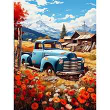 Load image into Gallery viewer, Daisy And Car 30*40CM(Canvas) Full Round Drill Diamond Painting

