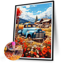 Load image into Gallery viewer, Daisy And Car 30*40CM(Canvas) Full Round Drill Diamond Painting
