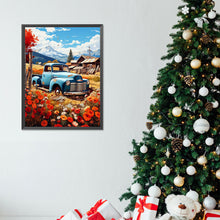 Load image into Gallery viewer, Daisy And Car 30*40CM(Canvas) Full Round Drill Diamond Painting
