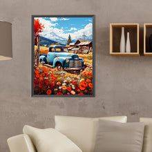 Load image into Gallery viewer, Daisy And Car 30*40CM(Canvas) Full Round Drill Diamond Painting
