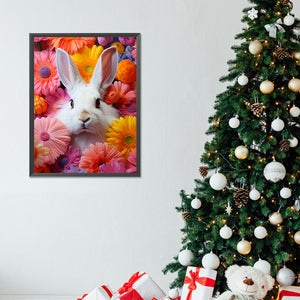 White Rabbit 30*40CM(Canvas) Full Round Drill Diamond Painting