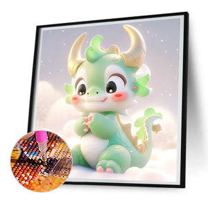 Cute Dragon 30*30CM(Canvas) Full Round Drill Diamond Painting