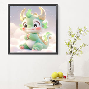 Cute Dragon 30*30CM(Canvas) Full Round Drill Diamond Painting