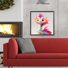 Load image into Gallery viewer, Colorful Feathered Dragon 30*30CM(Canvas) Full Round Drill Diamond Painting
