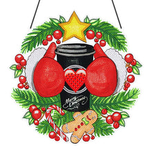 Load image into Gallery viewer, Christmas Xmas Decor Special Shaped Diamond Painting Wall Decor Wreath (Torso)
