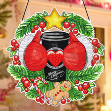 Load image into Gallery viewer, Christmas Xmas Decor Special Shaped Diamond Painting Wall Decor Wreath (Torso)
