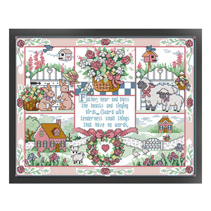 Joy Sunday - God'S Gift - 51*40CM 11CT 3 Stamped Cross Stitch