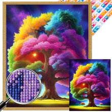 Load image into Gallery viewer, Four Seasons Tree 40*50CM(Picture) Partial AB Full Square Drill Diamond Painting
