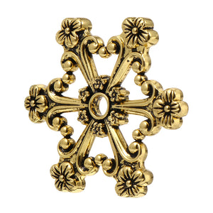 Bobbin Sewing Winder Holder Tool Retro Winding Plate (Plum Blossom Gold)