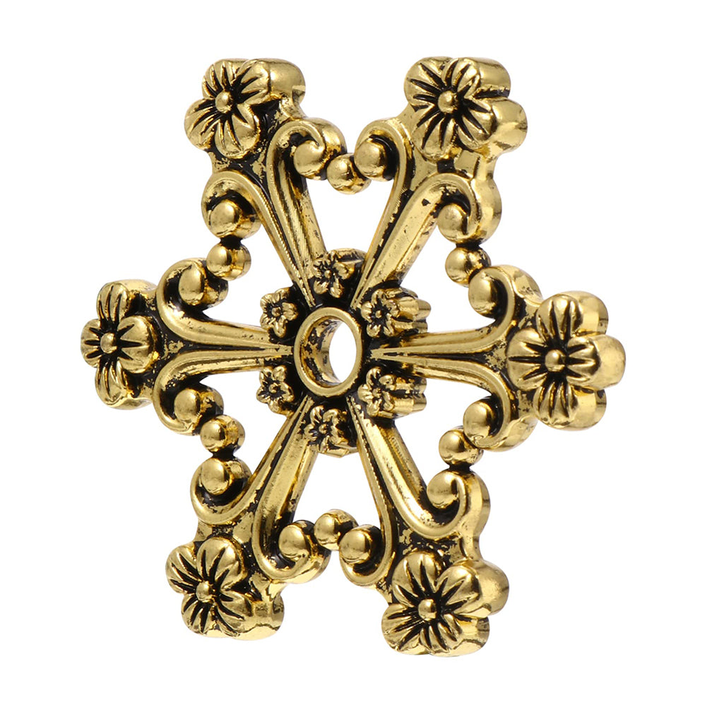 Bobbin Sewing Winder Holder Tool Retro Winding Plate (Plum Blossom Gold)