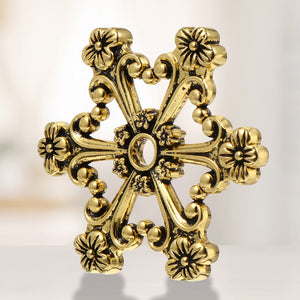 Bobbin Sewing Winder Holder Tool Retro Winding Plate (Plum Blossom Gold)