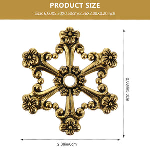 Bobbin Sewing Winder Holder Tool Retro Winding Plate (Plum Blossom Gold)