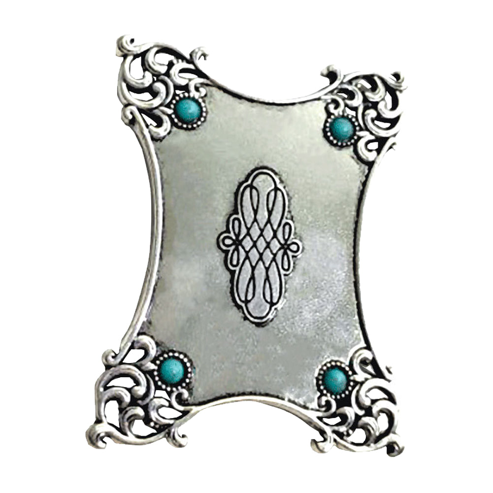 Bobbin Sewing Winder Holder Tool Retro Winding Plate (Quadrangle Silver)