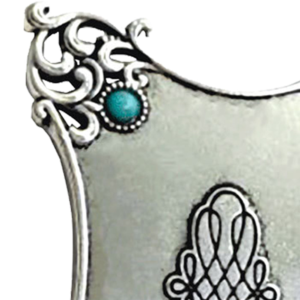 Bobbin Sewing Winder Holder Tool Retro Winding Plate (Quadrangle Silver)