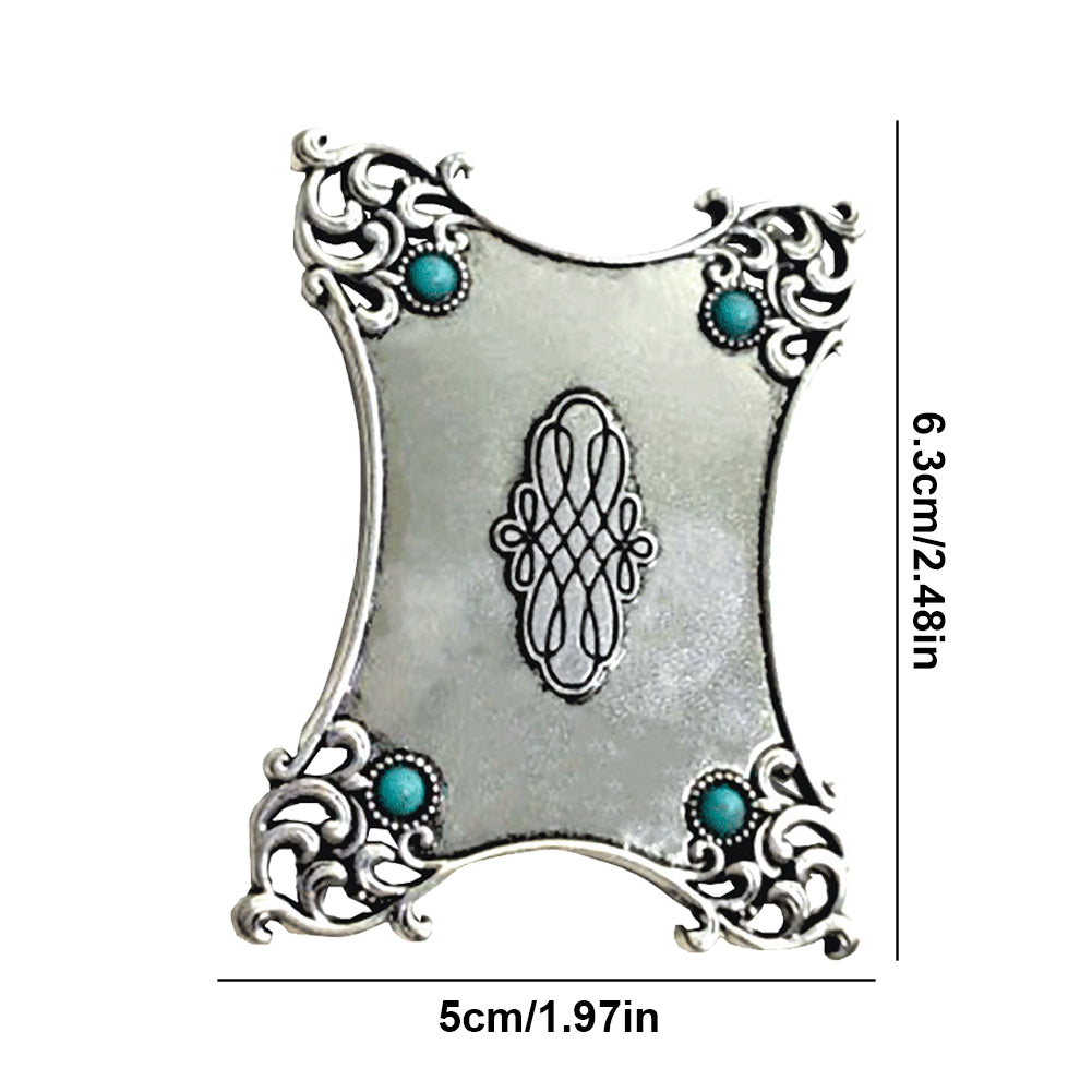 Bobbin Sewing Winder Holder Tool Retro Winding Plate (Quadrangle Silver)