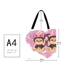 Load image into Gallery viewer, Canvas Bag-Monkey 40*40CM
