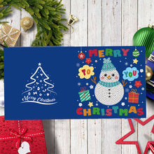 Load image into Gallery viewer, 6PCS DIY Diamond Painting Card Elk Christmas Diamond Drawing Card 30x15cm (2)
