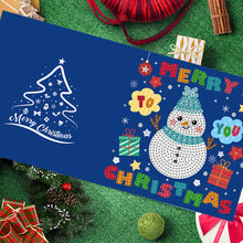 Load image into Gallery viewer, 6PCS DIY Diamond Painting Card Elk Christmas Diamond Drawing Card 30x15cm (2)
