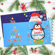 Load image into Gallery viewer, 6PCS DIY Diamond Painting Card Elk Christmas Diamond Drawing Card 30x15cm (3)
