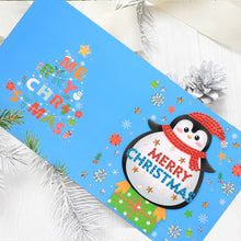 Load image into Gallery viewer, 6PCS DIY Diamond Painting Card Elk Christmas Diamond Drawing Card 30x15cm (3)
