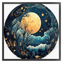 Load image into Gallery viewer, Huancan - Moonlight Scenery - 50*50CM 11CT 3 Stamped Cross Stitch
