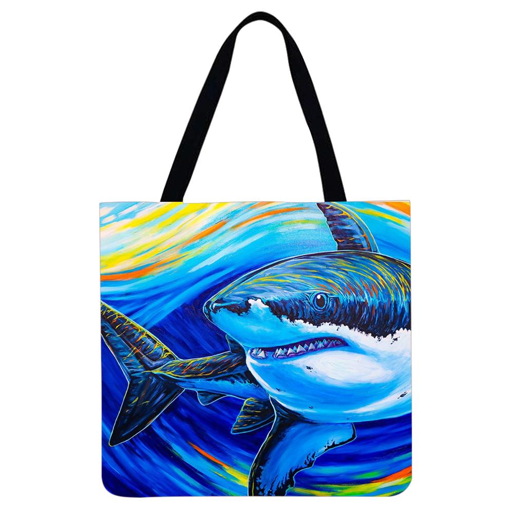 Canvas Bag-Shark 40*40CM