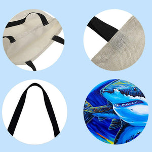 Canvas Bag-Shark 40*40CM