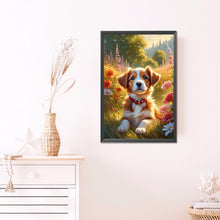 Load image into Gallery viewer, Happy Dog 40*60CM(Picture) Full Round Drill Diamond Painting

