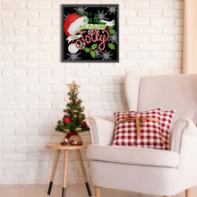 Load image into Gallery viewer, Christmas Santa Hat And Stocking 30*30CM(Canvas) Partial Special Shaped Drill Diamond Painting
