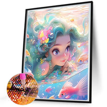 Load image into Gallery viewer, Mermaid 35*40CM(Canvas) Full Round Drill Diamond Painting
