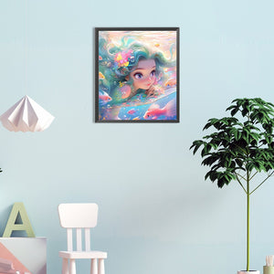 Mermaid 35*40CM(Canvas) Full Round Drill Diamond Painting