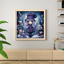 Load image into Gallery viewer, Huancan - Halloween Witch - 60*60CM 11CT 3 Stamped Cross Stitch
