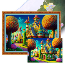Load image into Gallery viewer, Yishu - Dream Castle - 60*45CM 11CT 3 Stamped Cross Stitch

