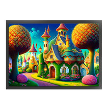 Load image into Gallery viewer, Yishu - Dream Castle - 60*45CM 11CT 3 Stamped Cross Stitch
