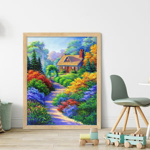 Huancan - Woods Cabin - 40*50CM 11CT 3 Stamped Cross Stitch